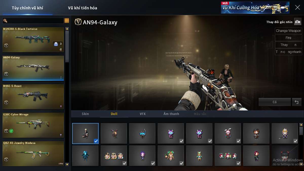 shop acc cf uy tin gia re